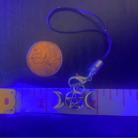 - triple moon goddess necklace & crystal gift surprise - Picture 4 of 6